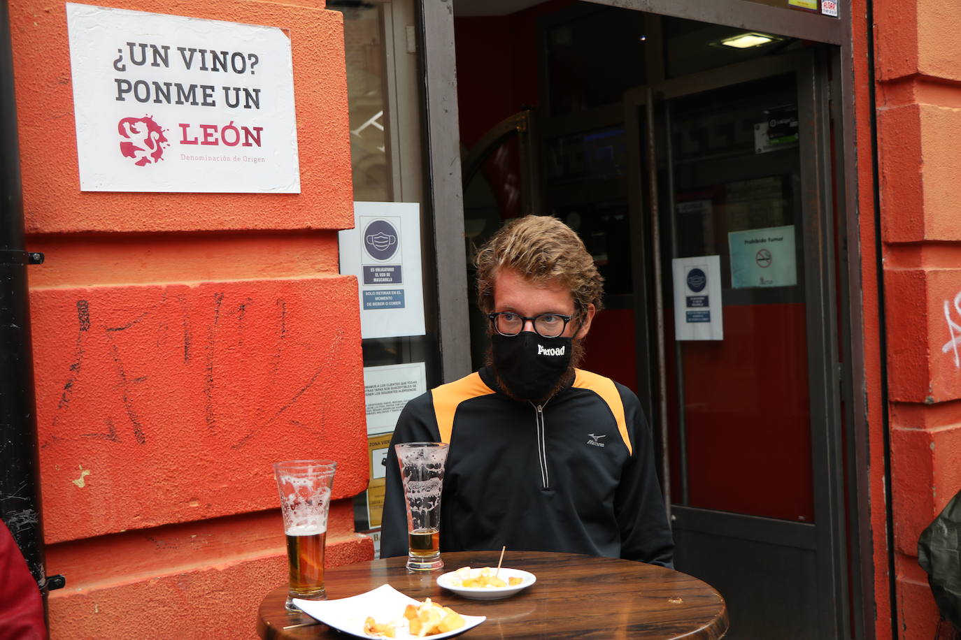 La aventura de Nico hace parada en León tras dos meses y medio de ruta.