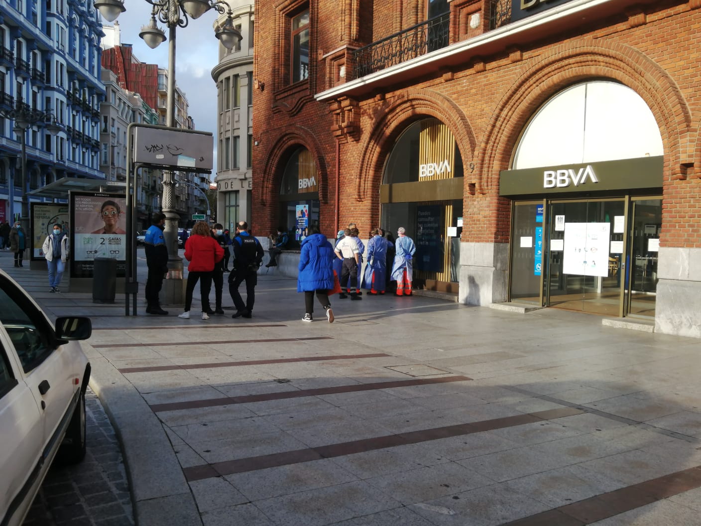 Un momento de la intervención. 