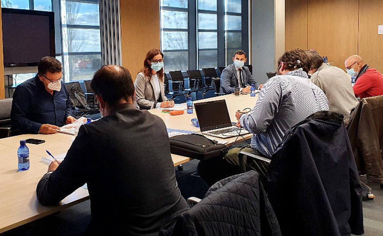 La consejera en la comisión permanente del Diálogo Social. 