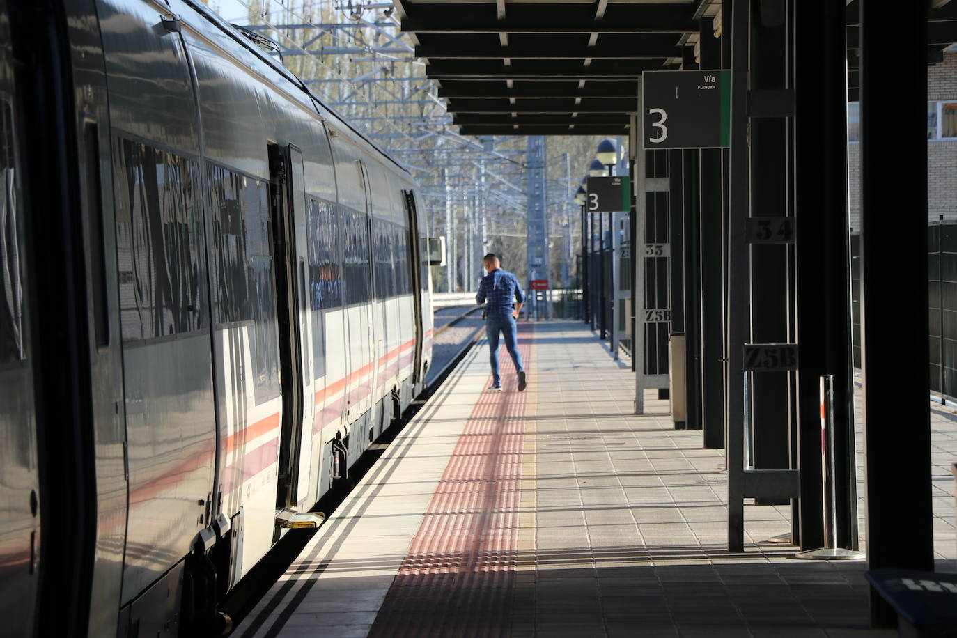 Fotos: Primeros controles en la Estación de Tren