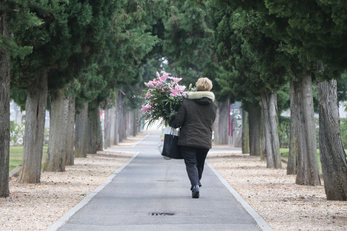 Fotos: Víspera de Todos los Santos en el cementerio de León