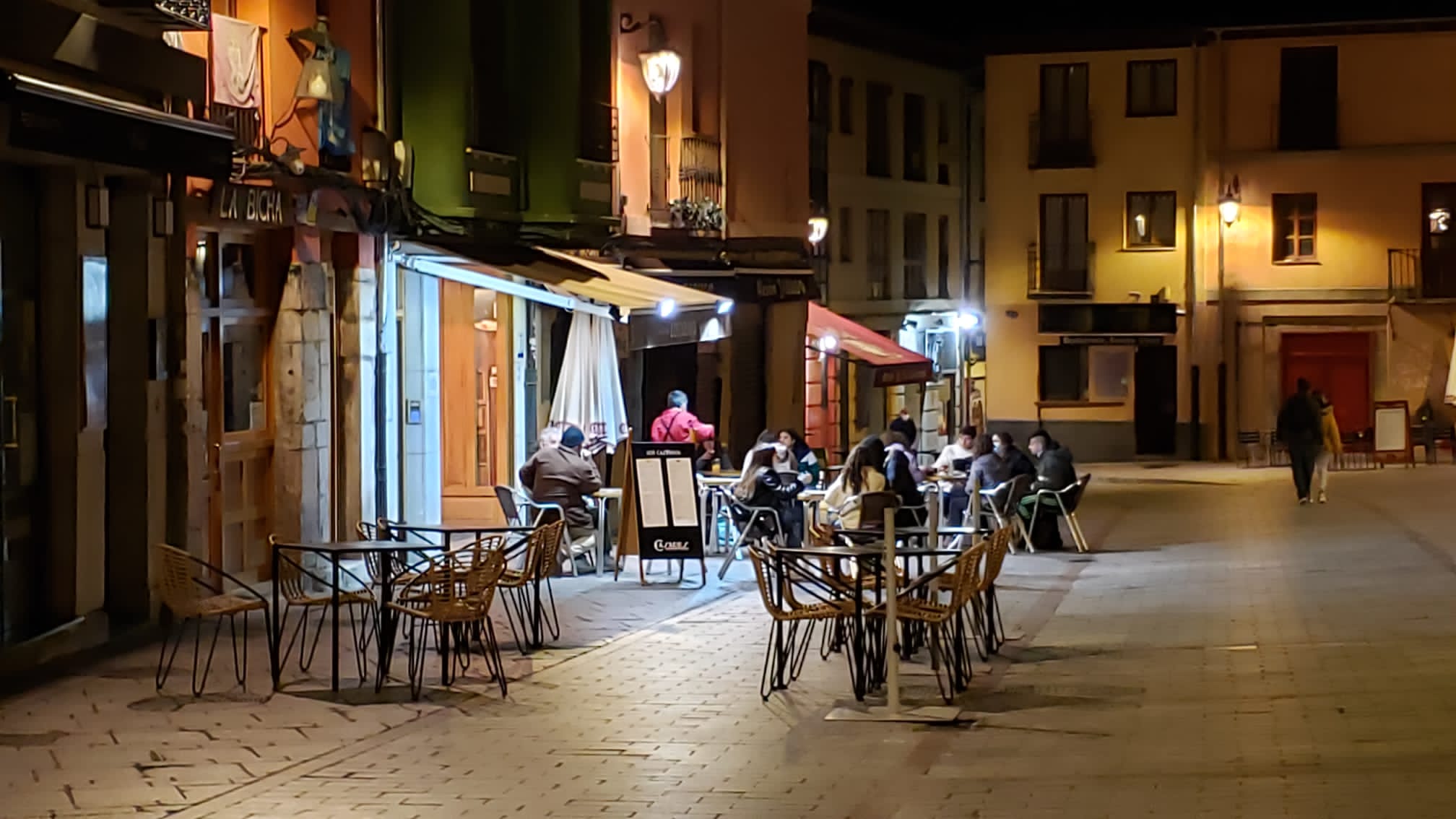 Últimas horas antes del cierre de la hostelería.