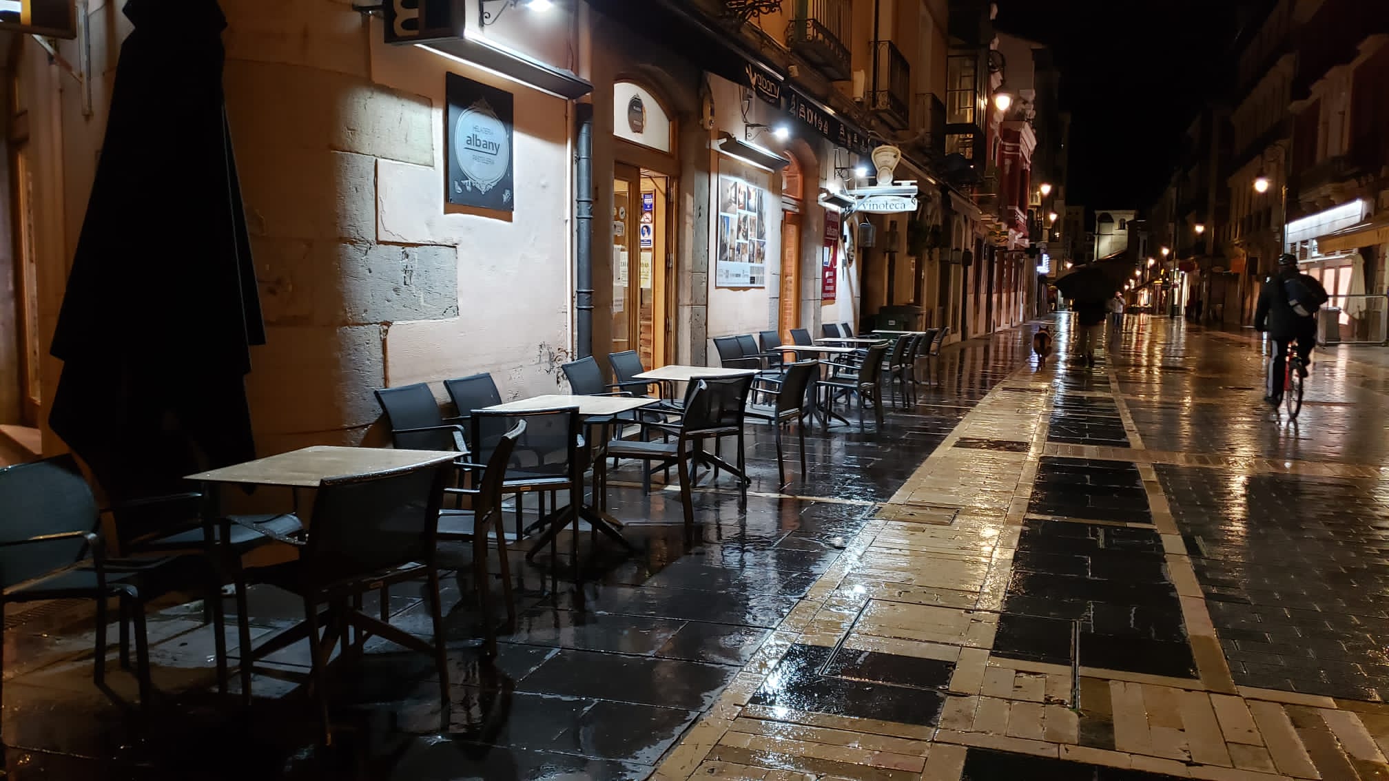 Últimas horas antes del cierre de la hostelería.