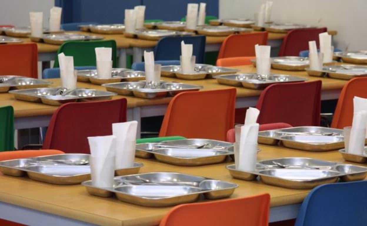 Un comedor de un colegio público de la provincia.