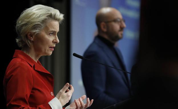 La presidenta de la Comisión Europea, Ursula Von Der Leyen.