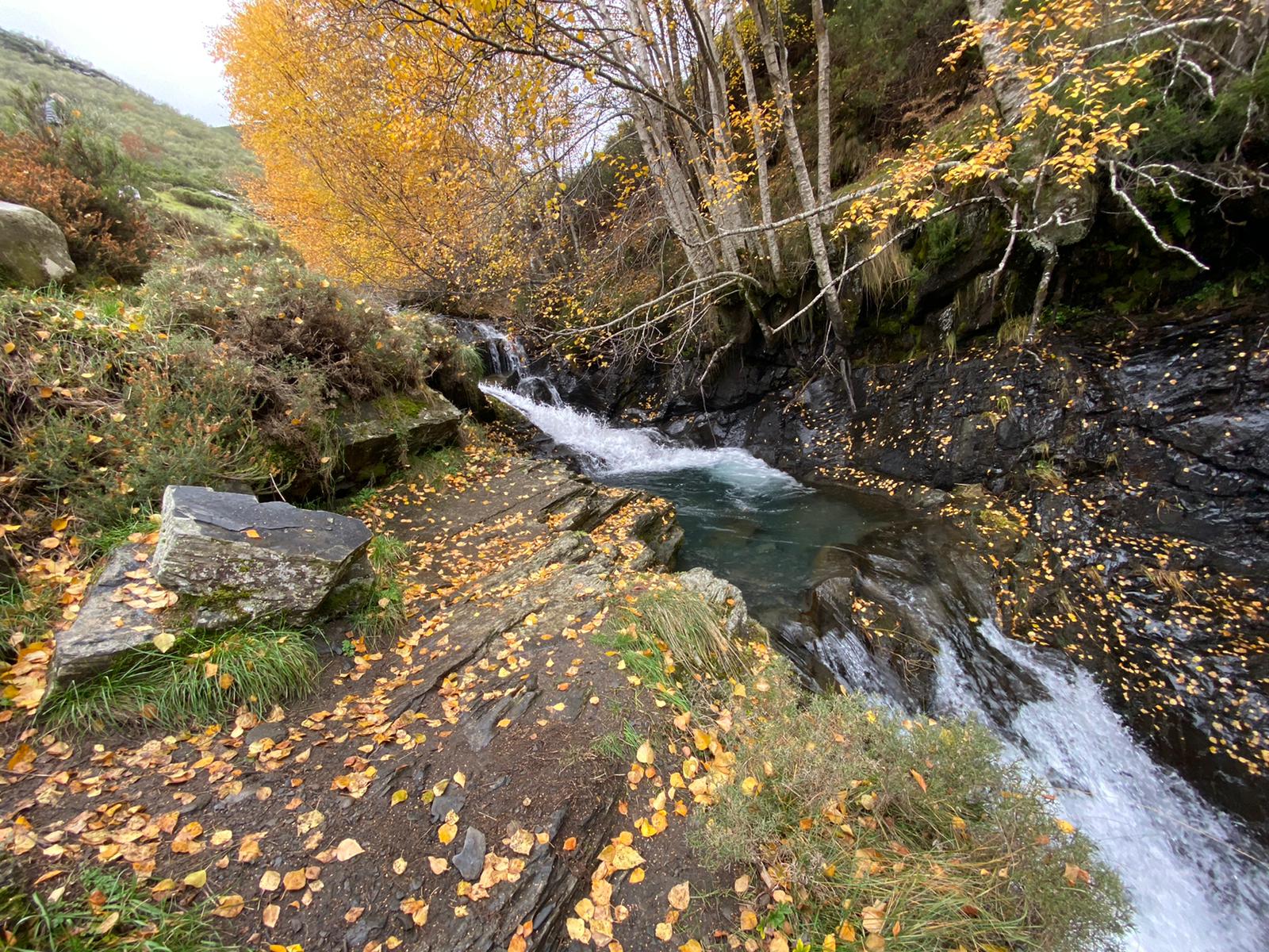 Imagen de la cascada del Reguero Cándano