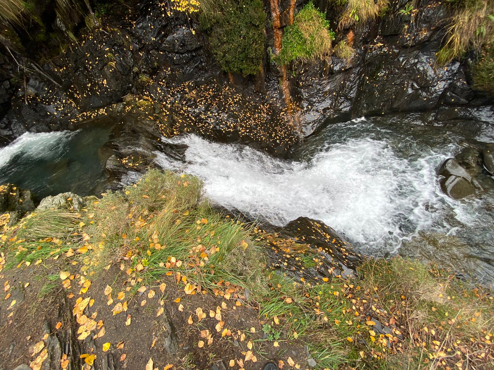 Imagen de la cascada del Reguero Cándano