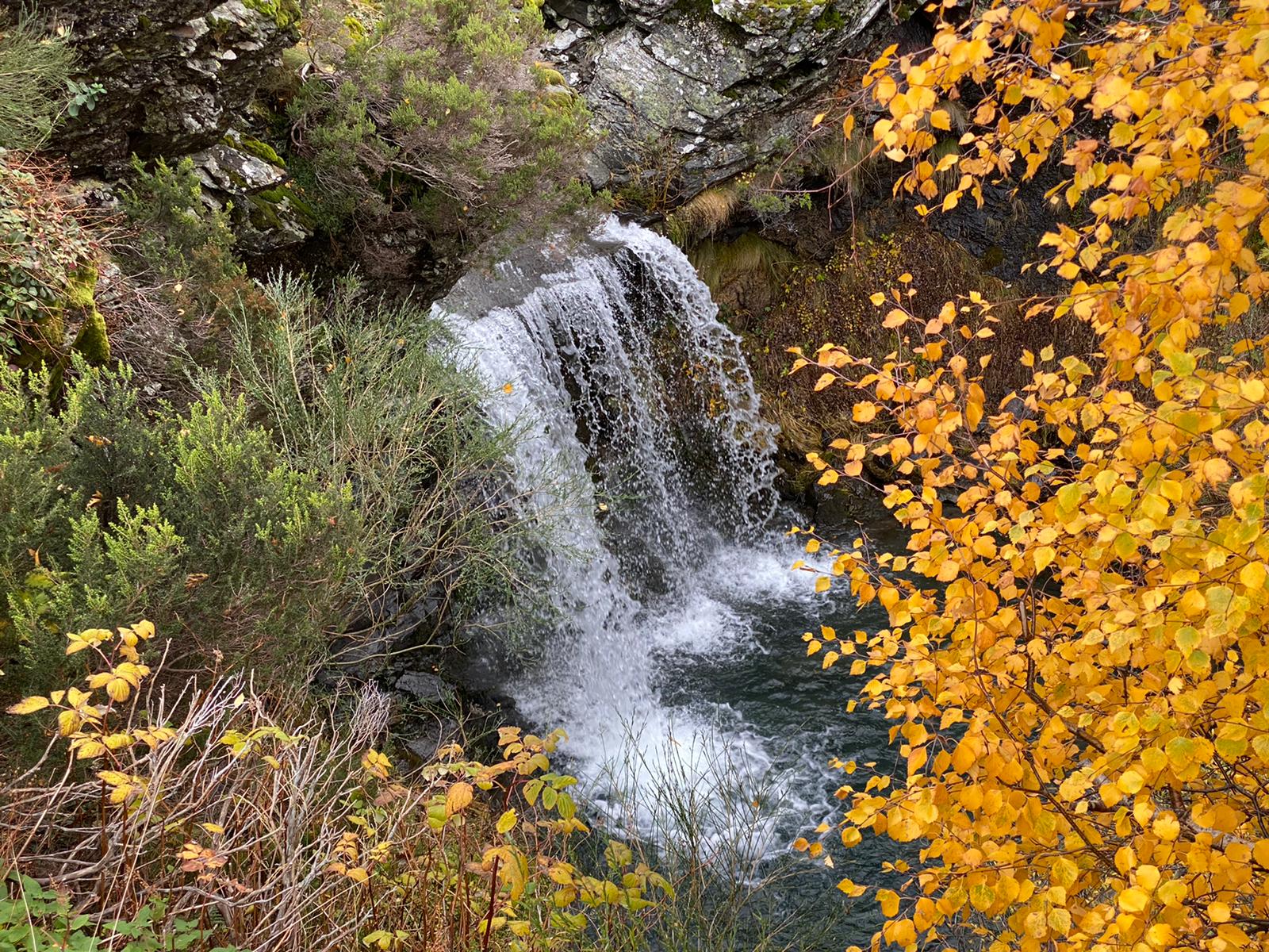 Imagen de la cascada del Reguero Cándano