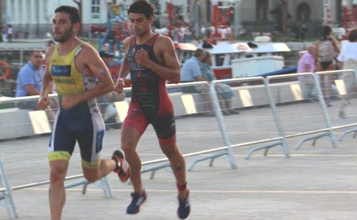 Última carrera en Valencia disputada por el triatleta leonés.