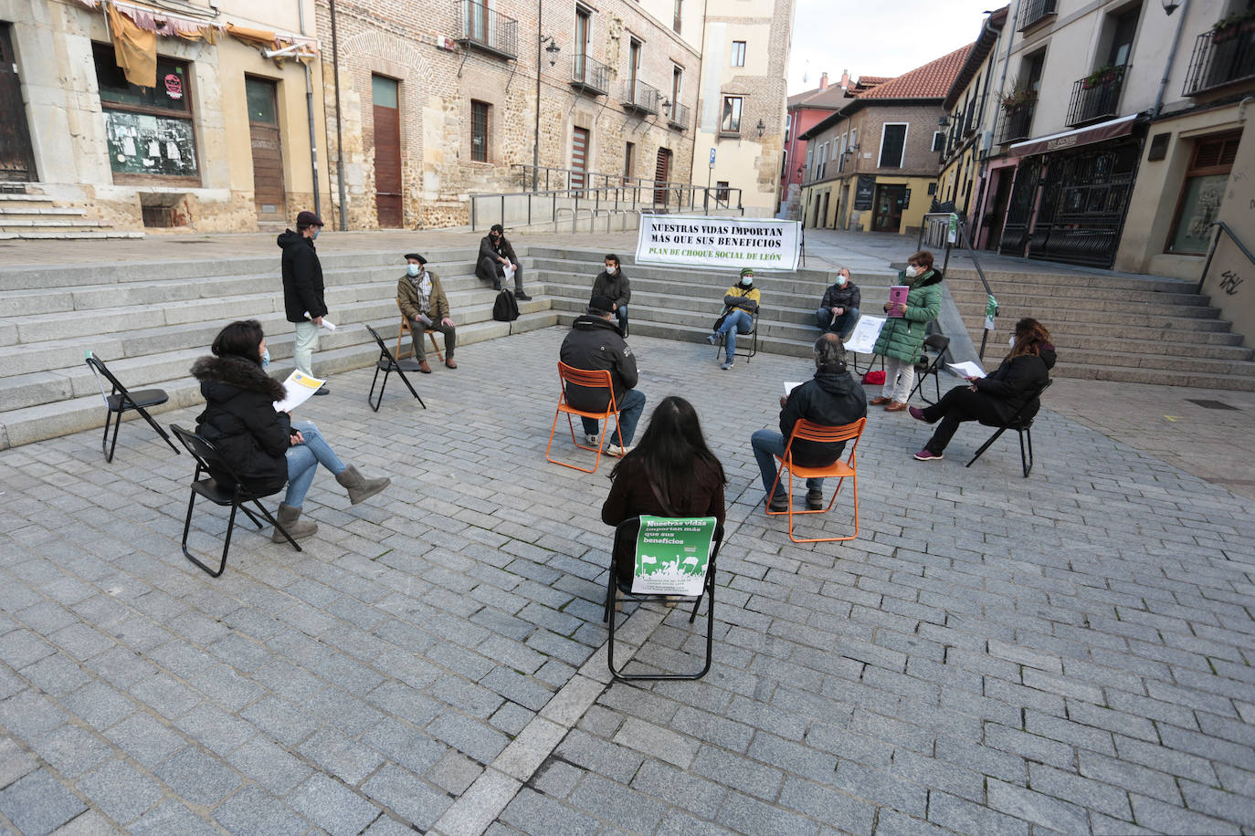 Fotos: Presentación del Plan de Choque Social