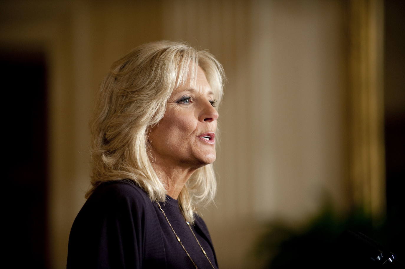 Jill Biden, durante un acto electoral