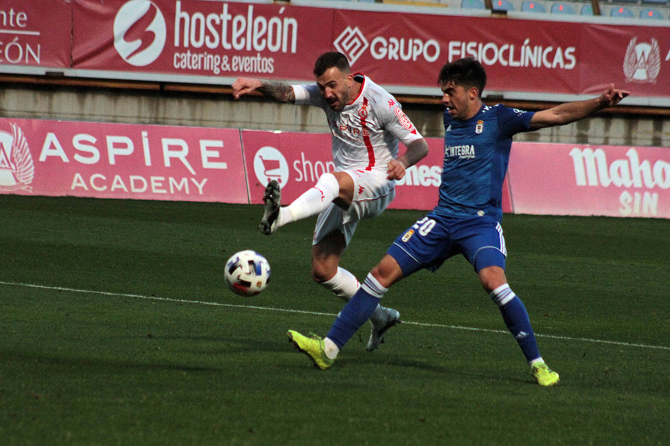 Un momento del partido. 