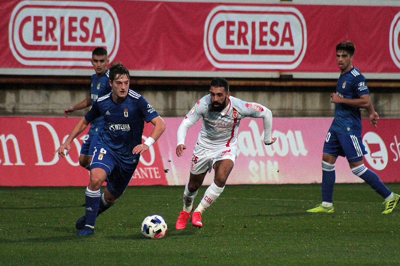 Un momento del partido. 