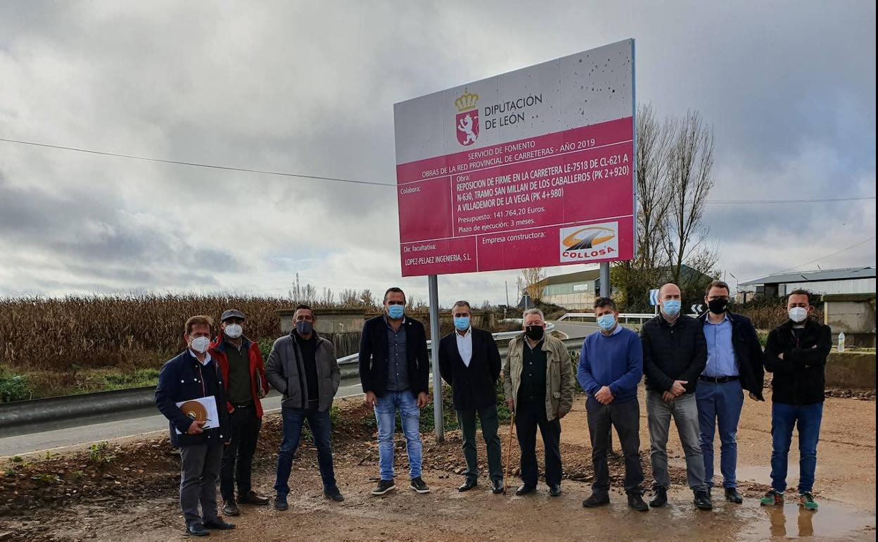 Recepción de la obra de esta carretera.