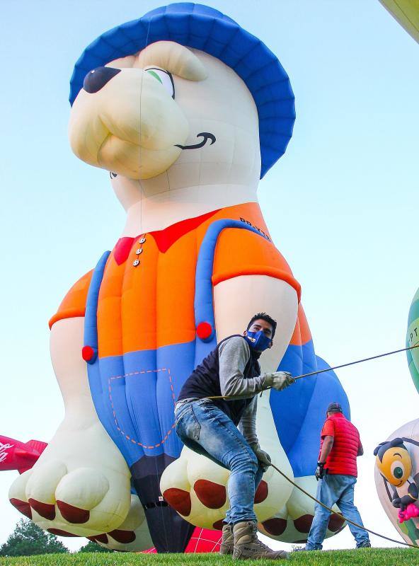 Este fin de semana se celebró en la ciudad mexicana de León el Festival Internacional del Globo, que llenó de colores el cielo de este distrito. Por primera vez en 18 años se realizó sin acceso al público debido a la pandemia de covid-19.