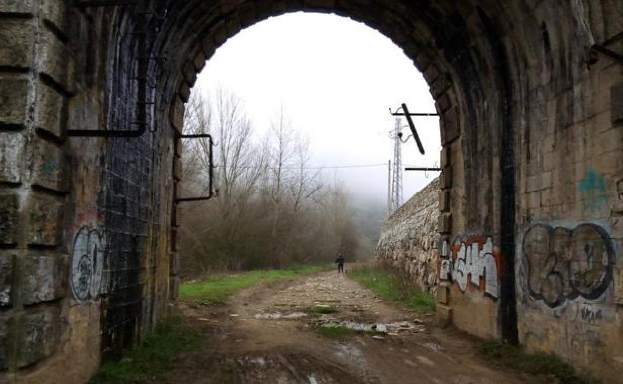 Senda del Sil en Ponferrada.