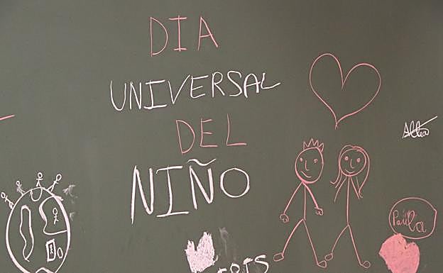 Galería. Dibujo para celebrar el Día Universal del Niño.