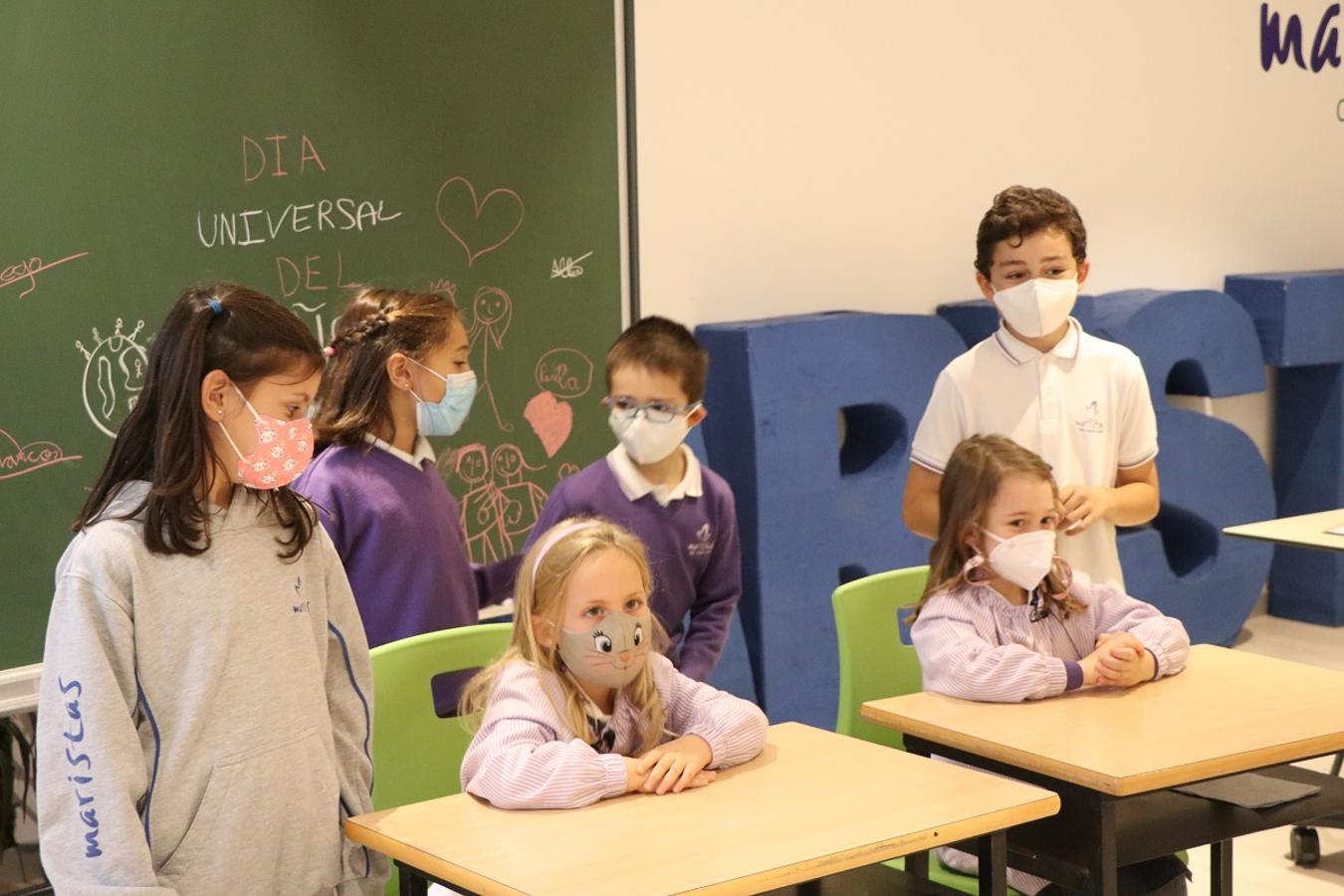 Dibujo para celebrar el Día Universal del Niño.