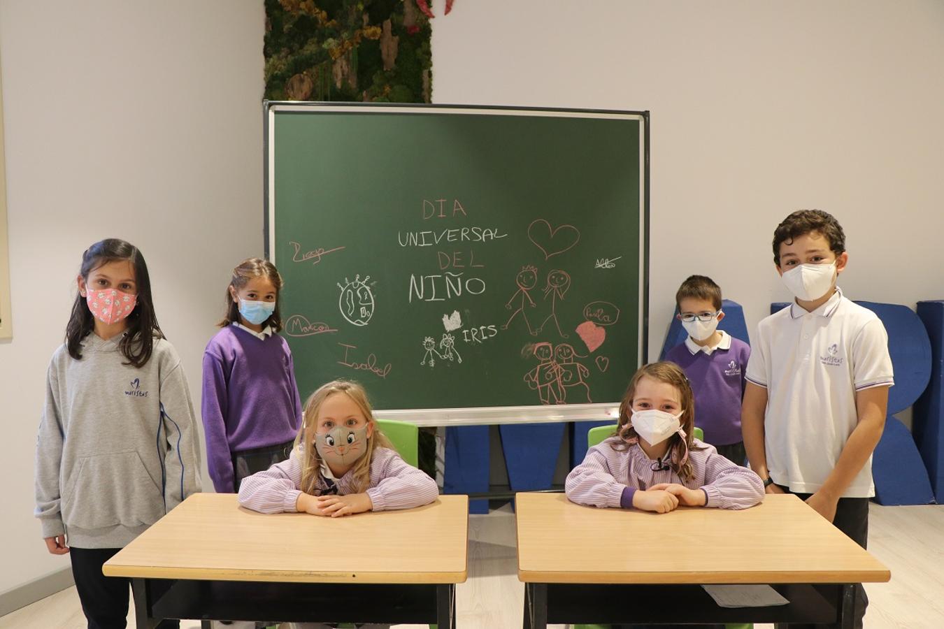 Dibujo para celebrar el Día Universal del Niño.