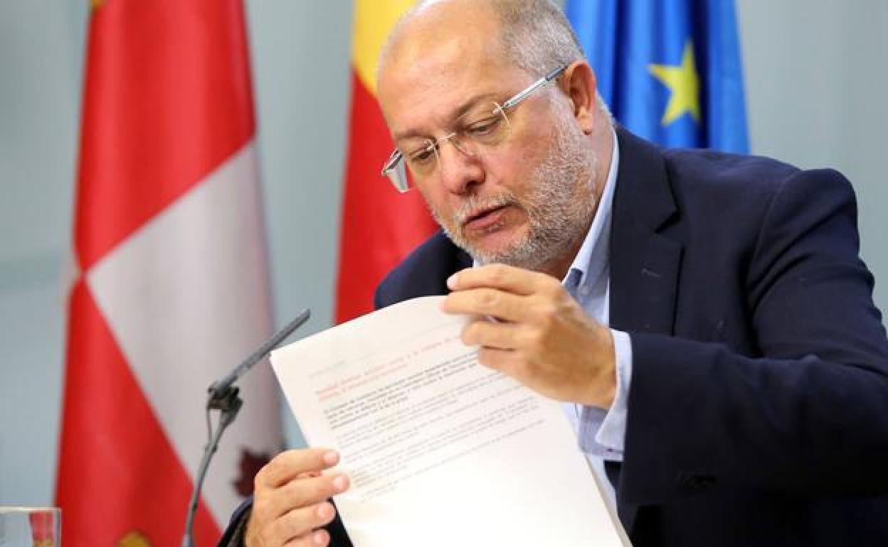 Francisco Igea, vicepresidente de la Junta de Castilla y León.