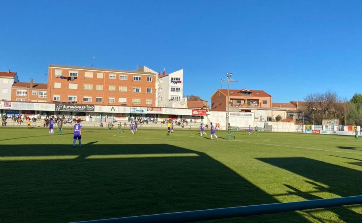 Partido disputado esta tarde en la Eragudina.