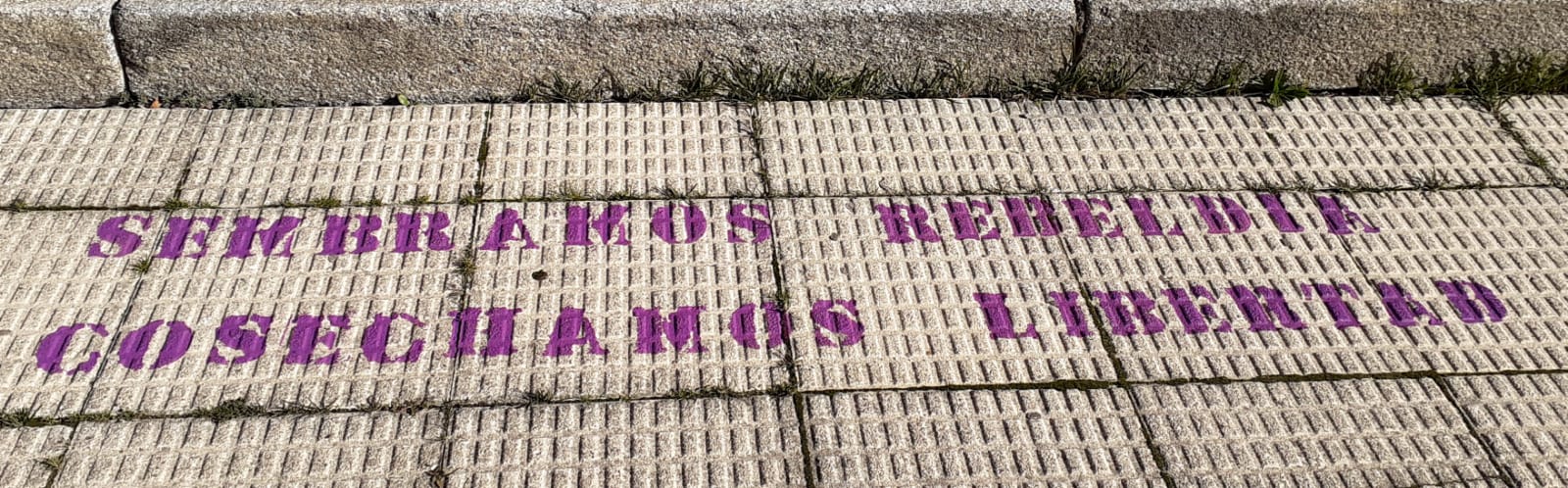 Fotos: Ciñera se llena de frases contra la violencia de género