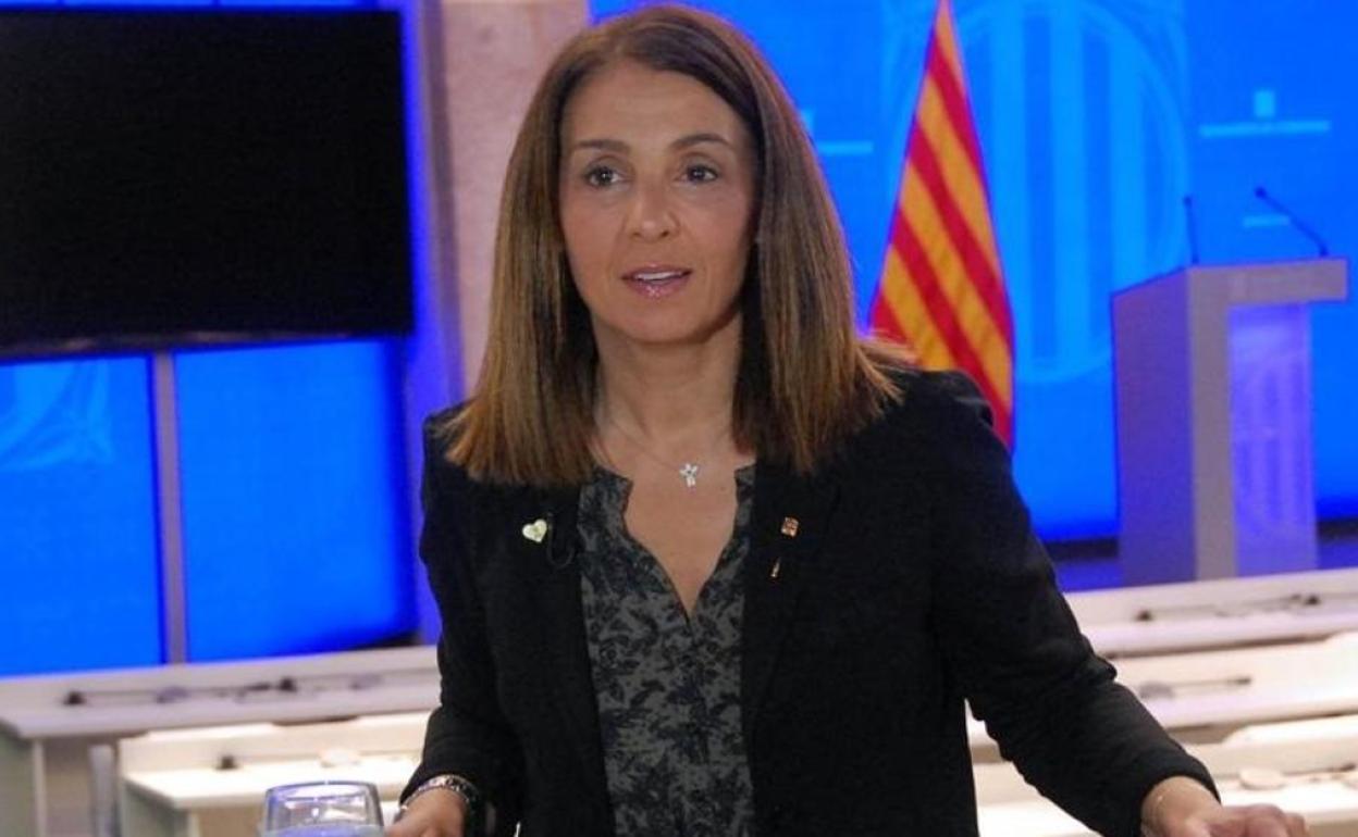 La consejera de Presidencia de la Generalitat de Cataluña, Meritxell Budó.