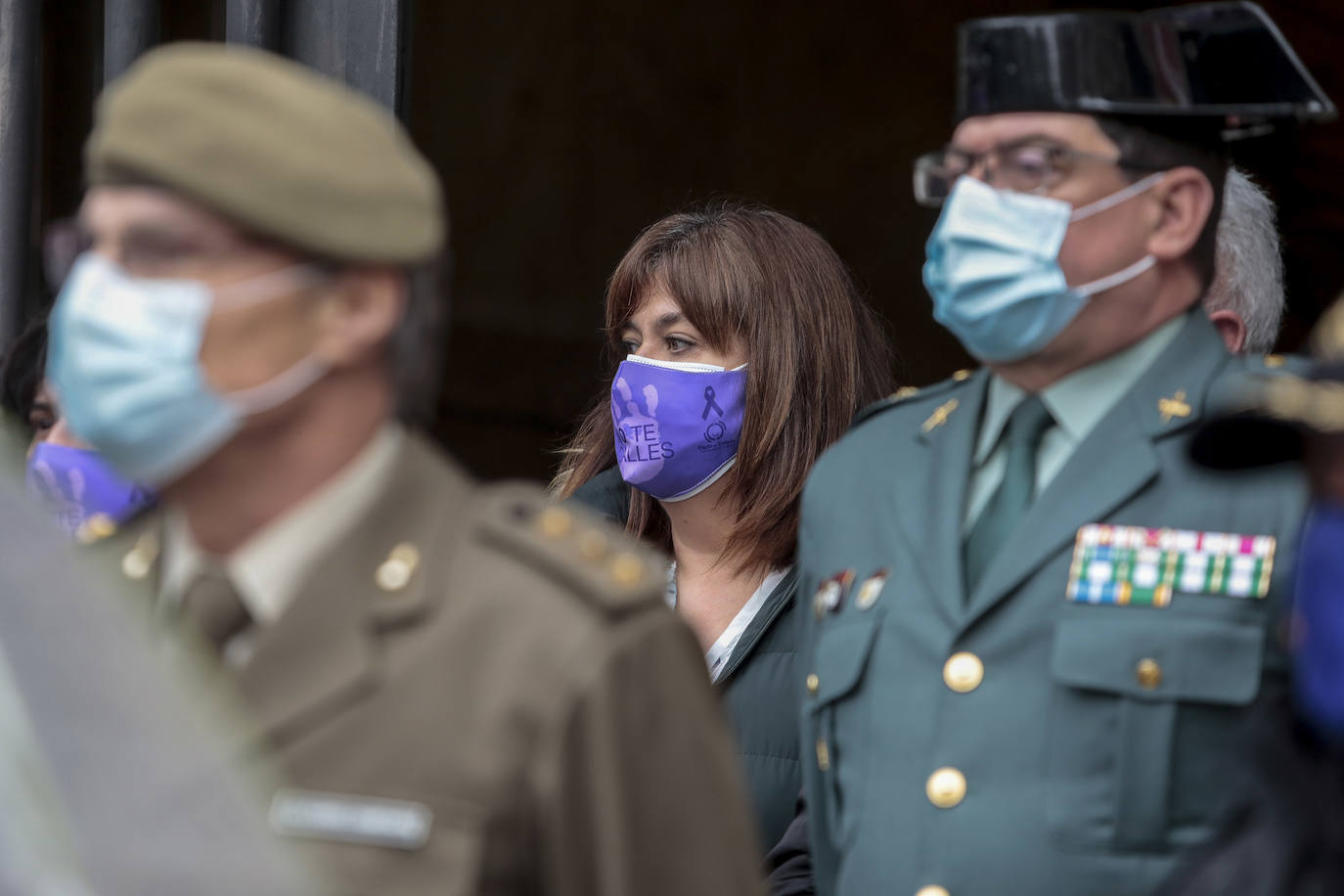En un acto corto pero contundente se ha puesto de manifiesto el compromiso por erradicar la violencia machista