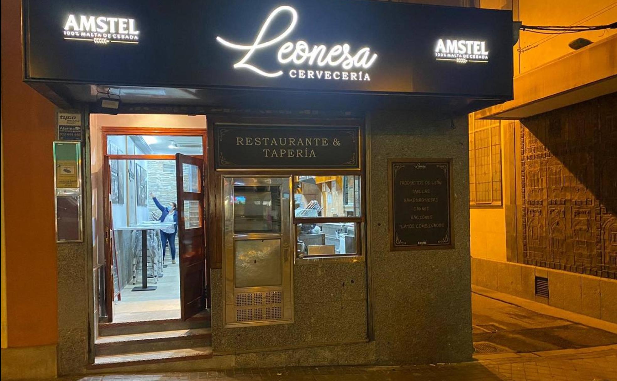 La Cervecería Leonesa, en pleno centro de Madrid.