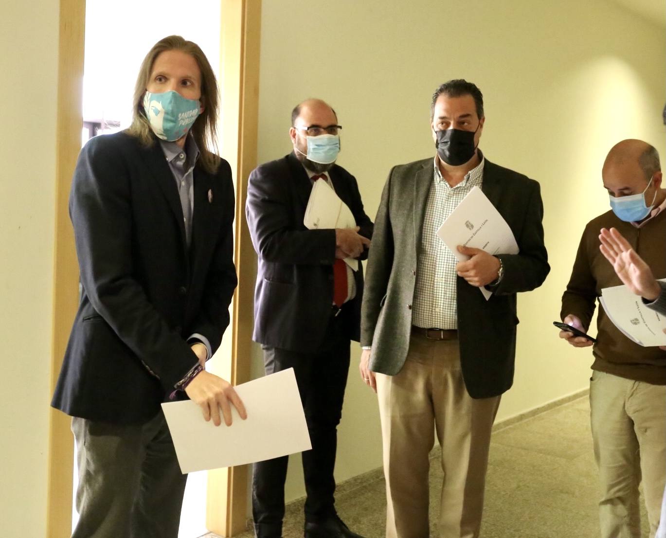 Fotos: Junta de portavoces de las Cortes