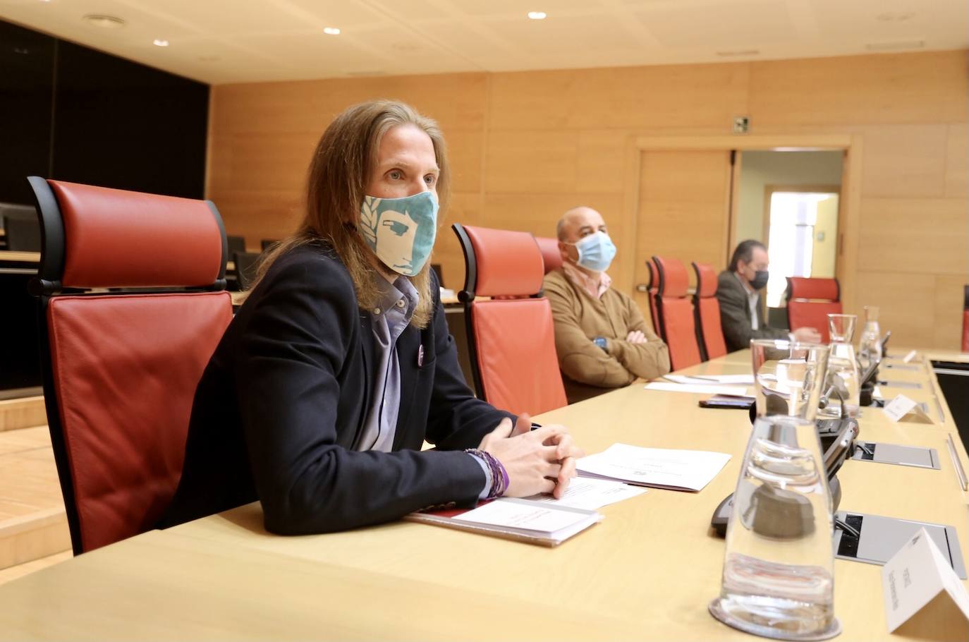 Fotos: Junta de portavoces de las Cortes