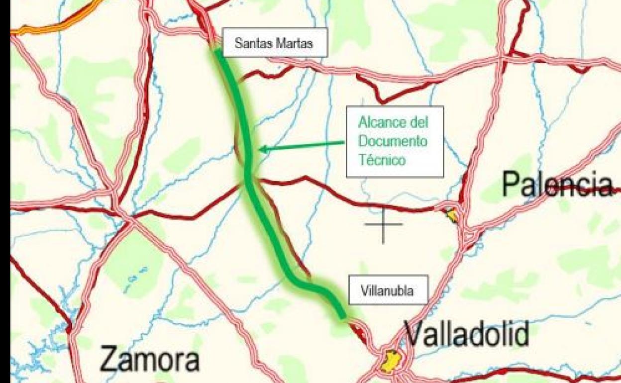 Mitma aprueba documento para actualizar la evaluación ambiental del tramo Villanubla-Santas Martas de la autovía A-60