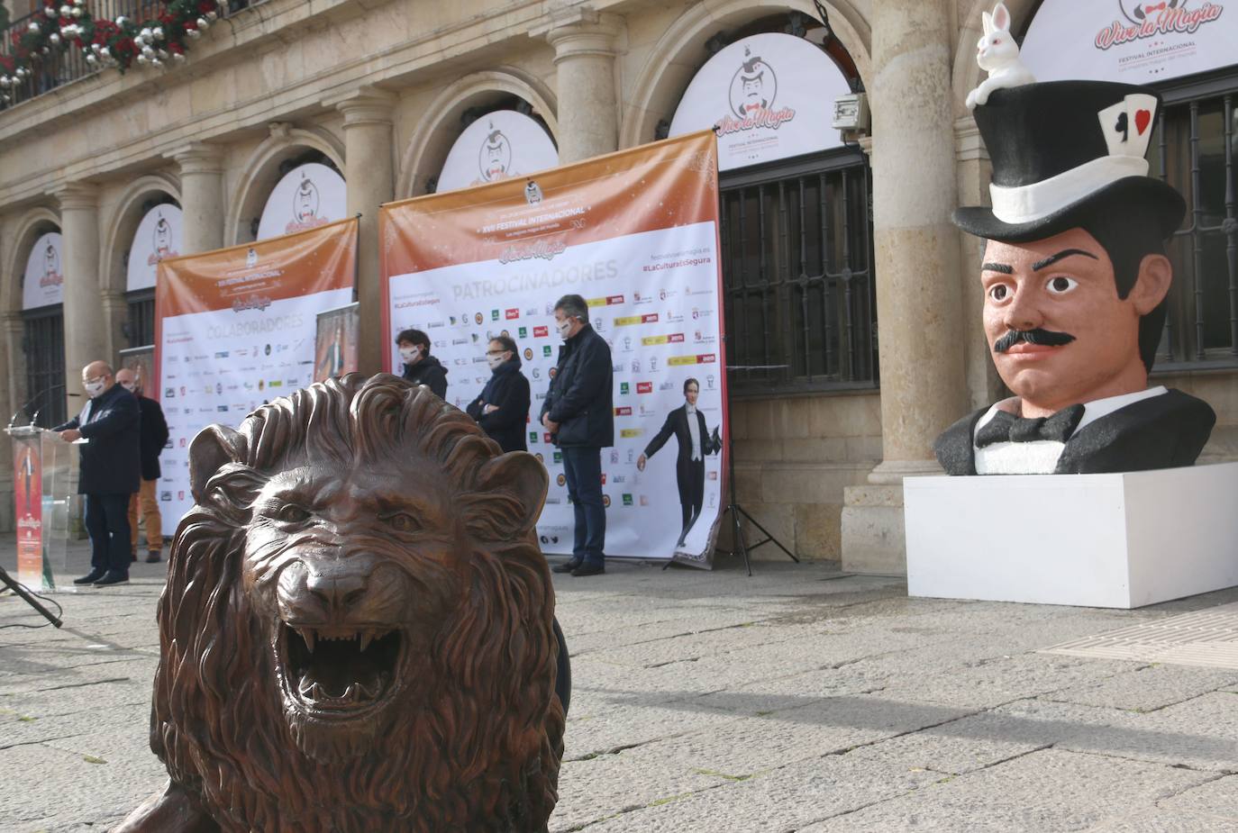 Acto de presentación del XVII Festival Internacional León Vive la Magia 