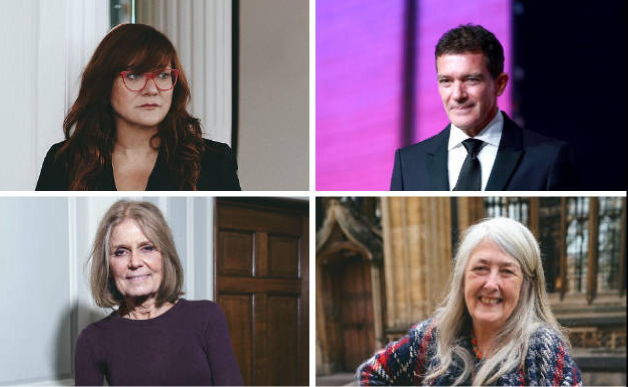 Isabel Coixet, Antonio Banderas, Gloria Steinem y Mary Beard.