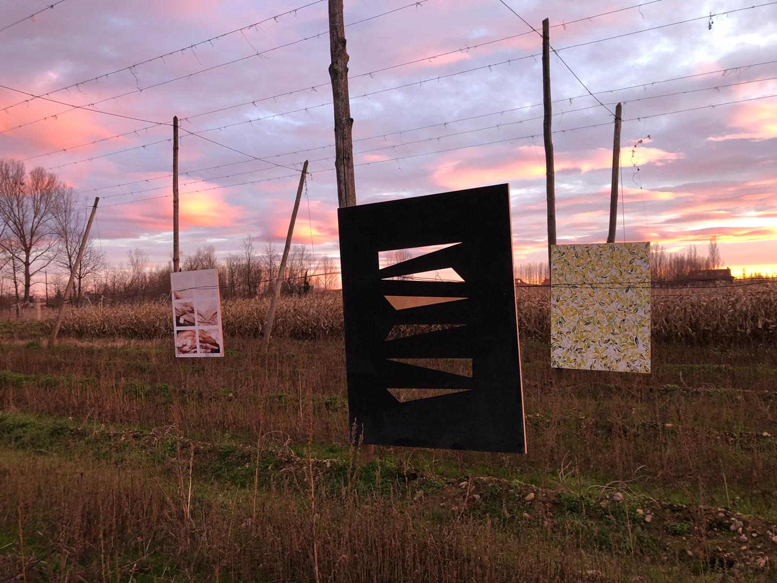 Esta exposición «Alambradas del Arte» tiene lugar hasta el día 9 de diciembre en una finca de lúpulo de Carrizo de la Ribera