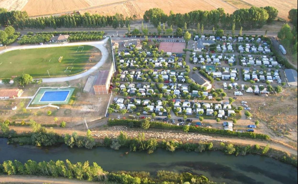 Camping de Sahag´un.