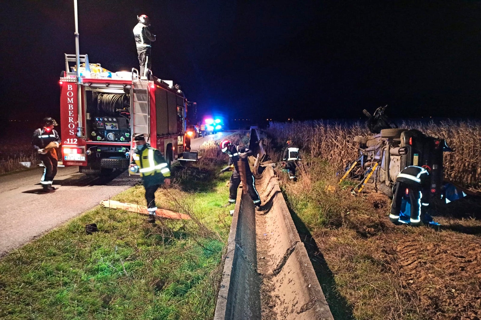 Un accidente en la LE-6427 se salda con un fallecido en la tarde noche del domingo