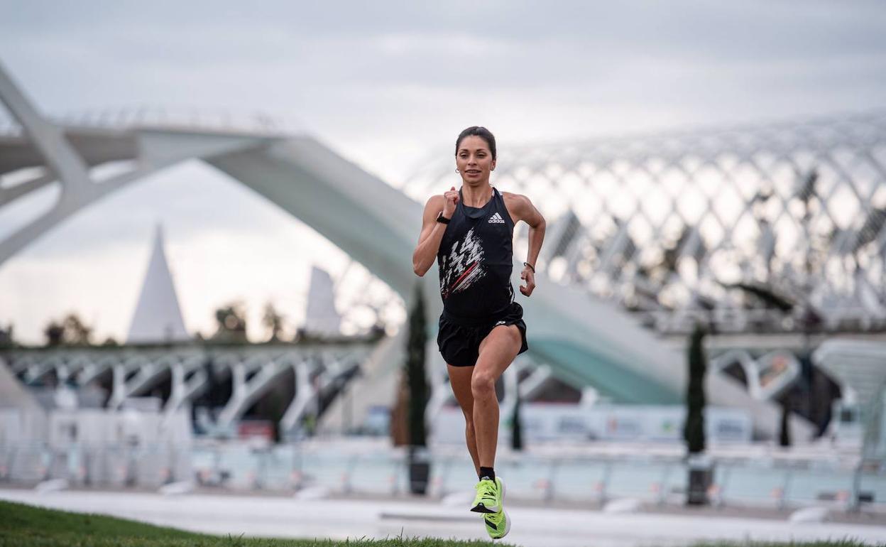 Nuria Lugueros en Valencia. 