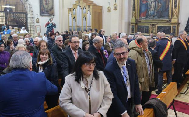 Galería. Interior de la iglesia de las Concepcionistas hace un año.