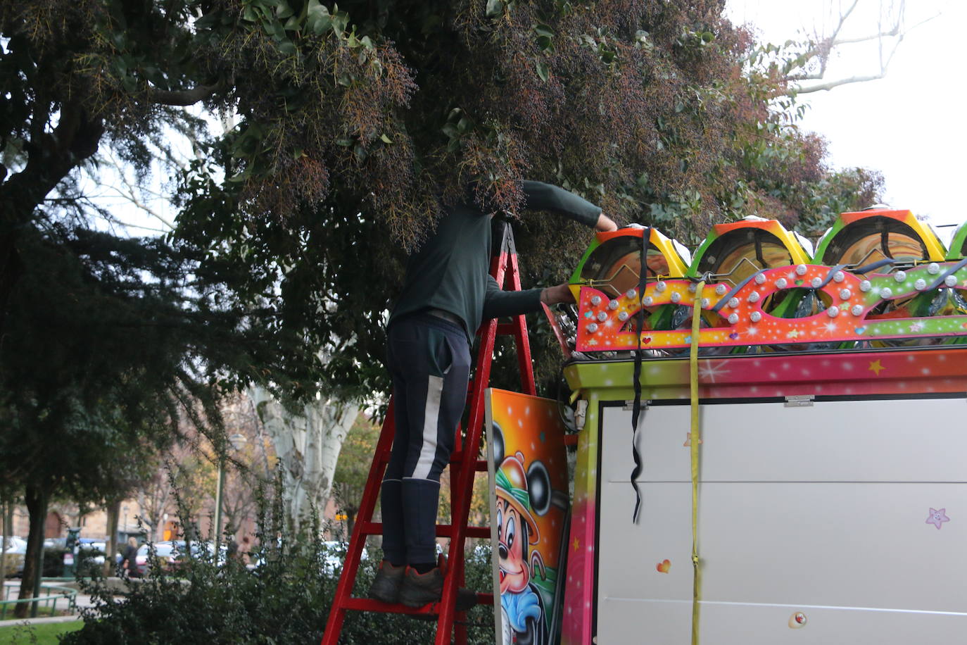 Los feriantes han podido volver tras un año sin trabajar. 