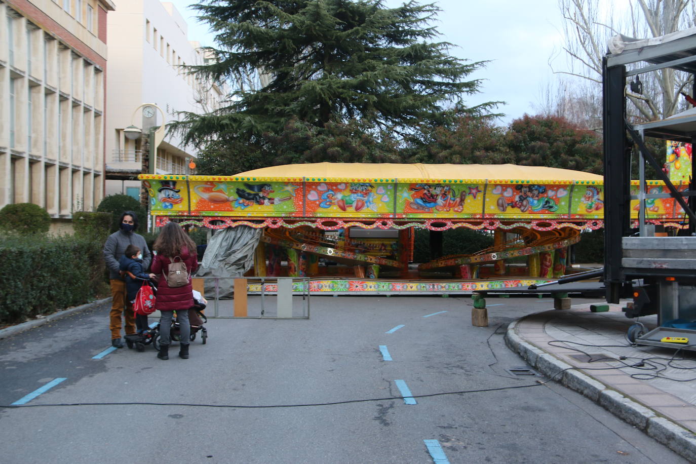 Los feriantes han podido volver tras un año sin trabajar. 