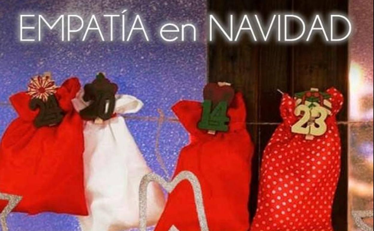 Imagen del cartel que anuncia la decoración. 