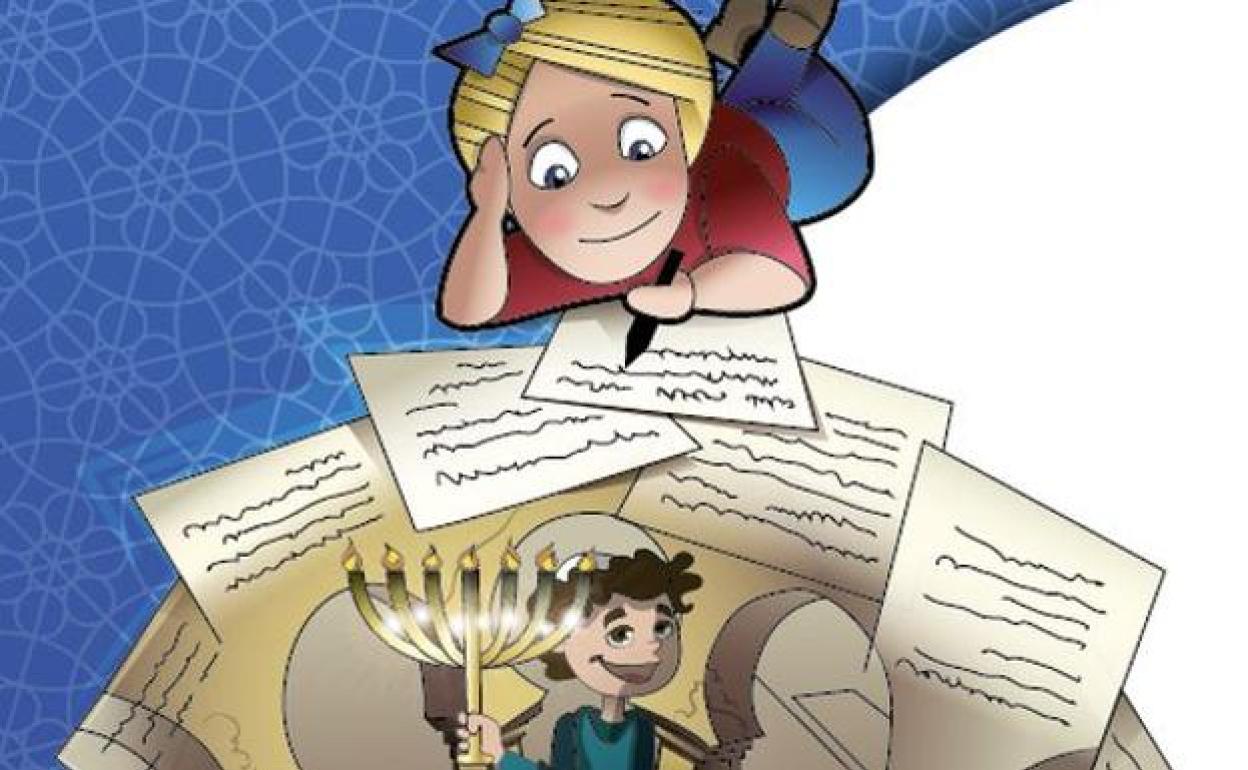 Cartel para promocionar el concurso entre los más pequeños.