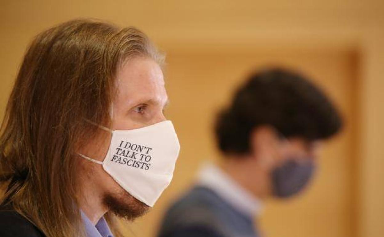 Pablo Fernández, líder de Podemos. 