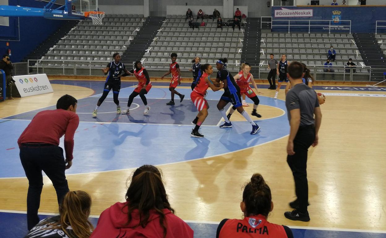 Partido disputado este sábado en San Sebastián.