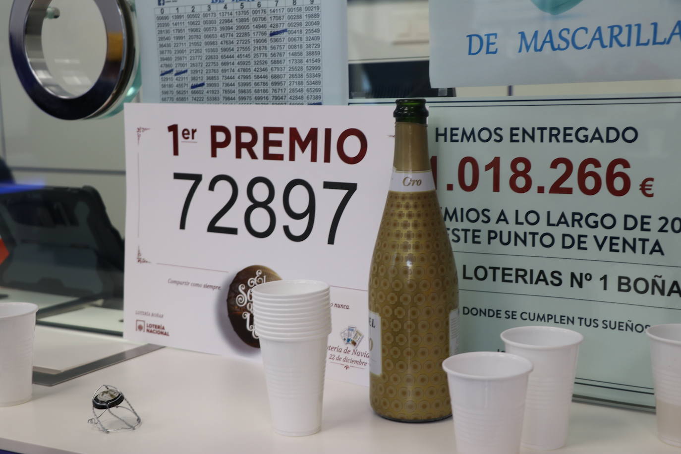 La Lotería de Navidad deja casi seis millones de euros en el municipio.