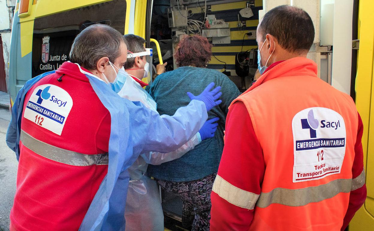 Rescate de esta mujer en Ciudad Rodrigo.