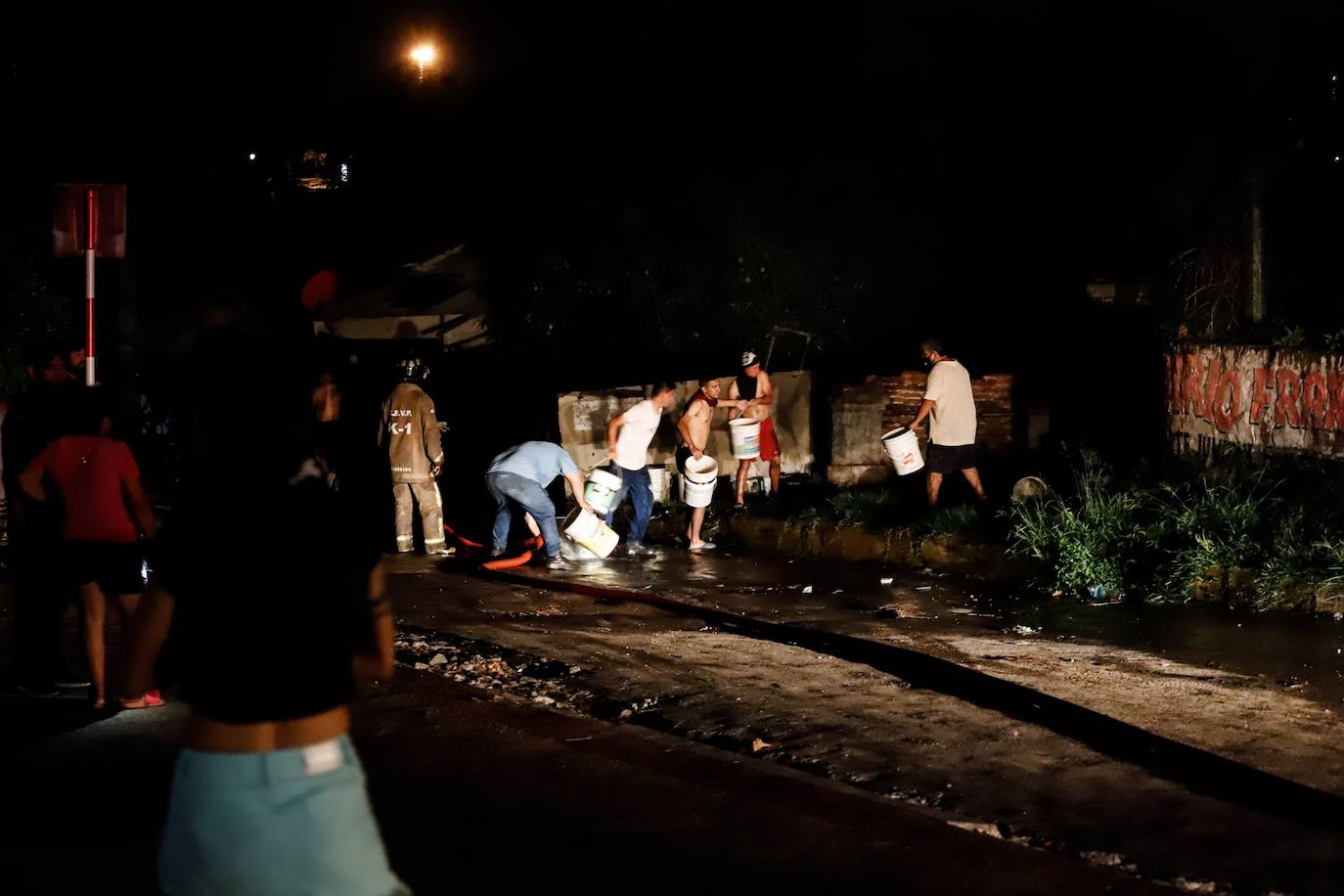 Fotos: Incendio en el barrio La Chacarita de Asunción