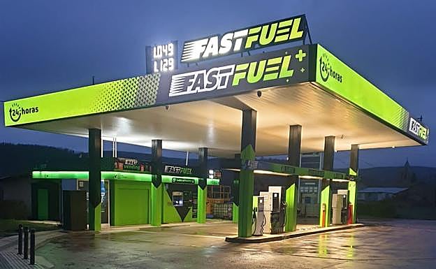 Estación de servicio de Fast Fuel Vidanes.