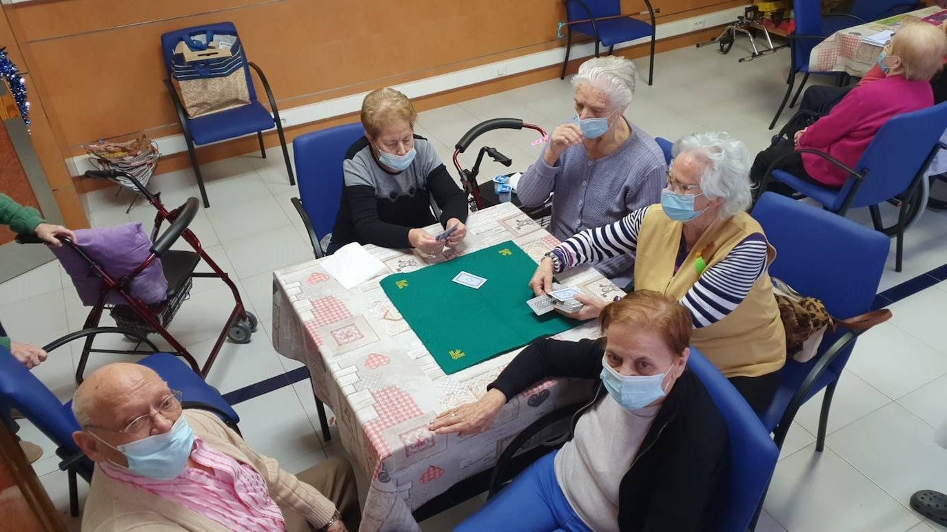 La residencia de Cevico de la Torre, un día después de convertirse en el primer centro en vacunarse contra la covid-19.